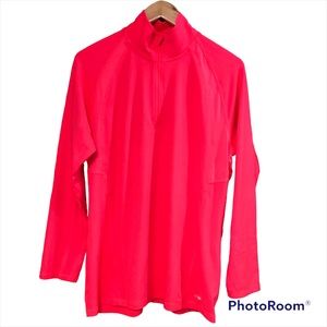 Champion 3/4 Zip Athletic Top Size L